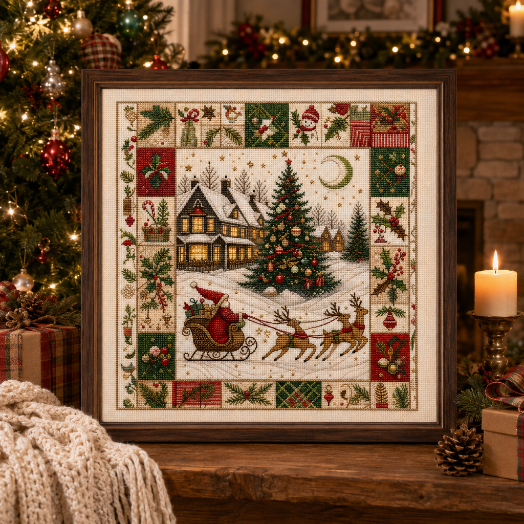 🎄 Christmas Cross Stitch Kit