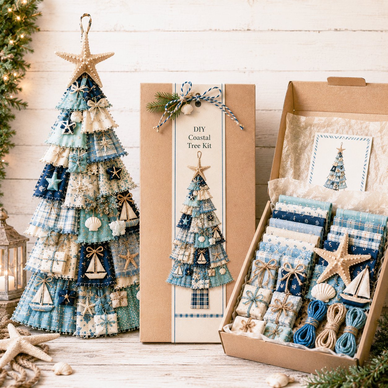 Beginner-Friendly DIY Oversized Patchwork Christmas Tree Door Hanging Kit | Complete Kit with All Tools & Step-by-Step Guide Included