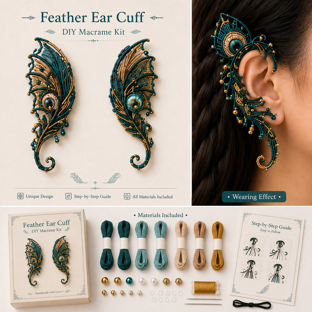 DIY Fantasy Ear Cuff Kit | Dragon, Butterfly and Fairy Designs