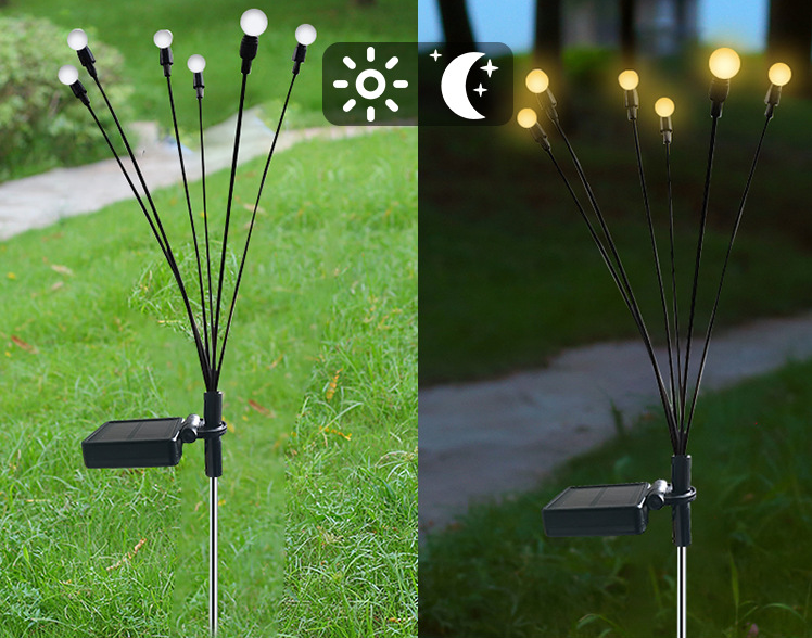 Solar Garden Lights-Starburst Swaying Light-BUY 2 FREE SHIPPING