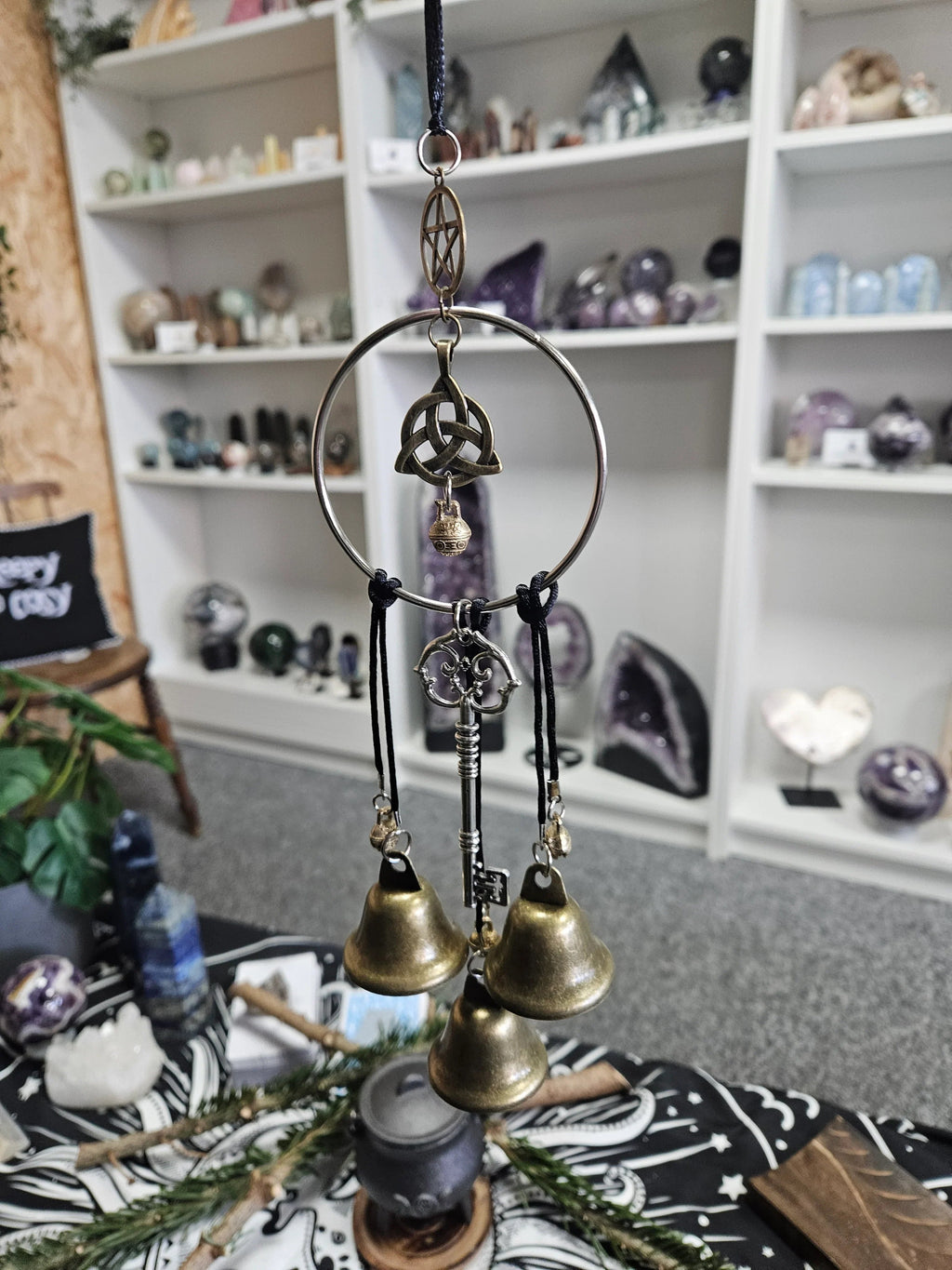 🧙‍♀️🔔100% Handmade Witch Bells Wind Chime for Home Protection (Handmade by Jordan Maynard®)