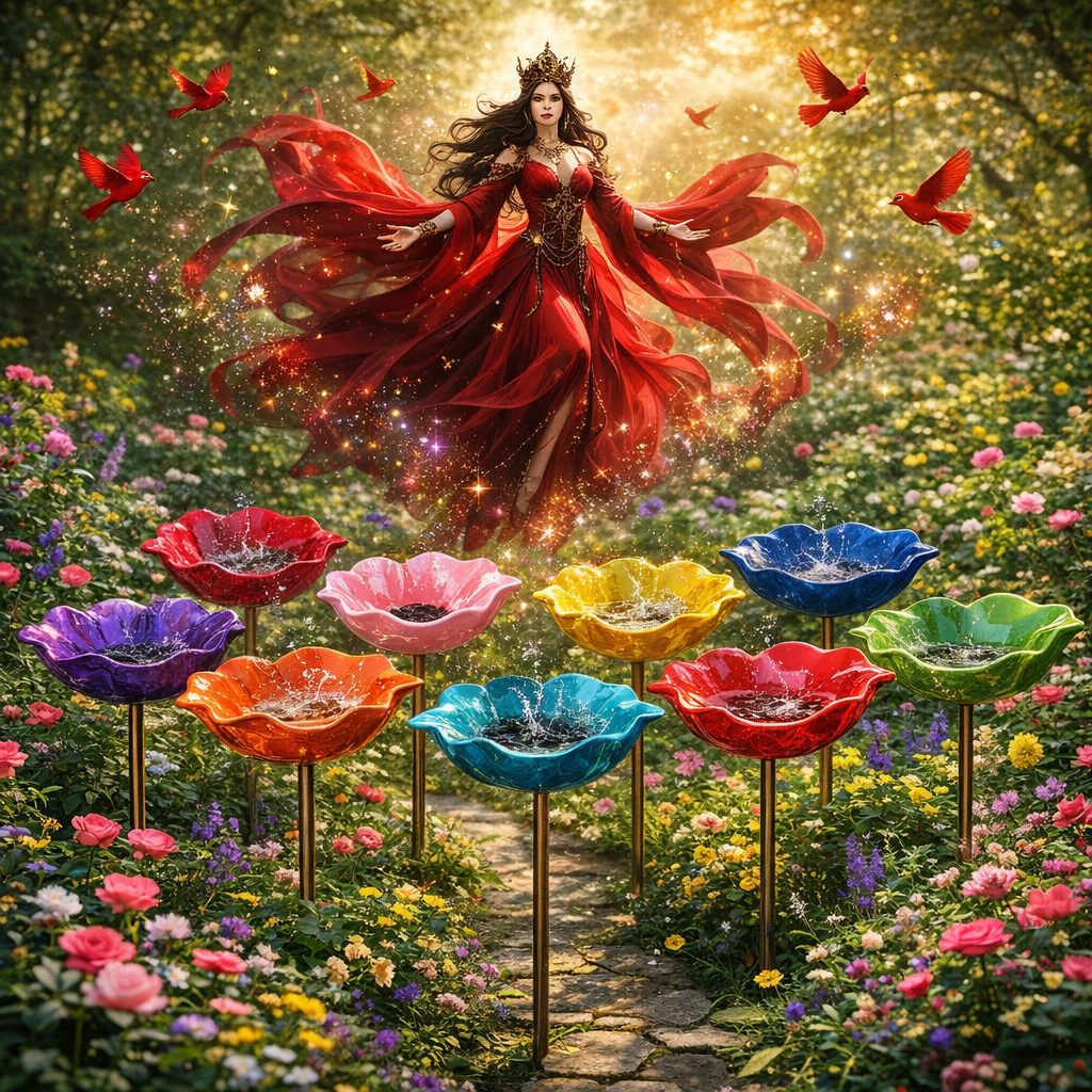 🔥2026 Mother's Day Gifts 50% Off🔥Handmade Metal Flower Garden Stake🐦