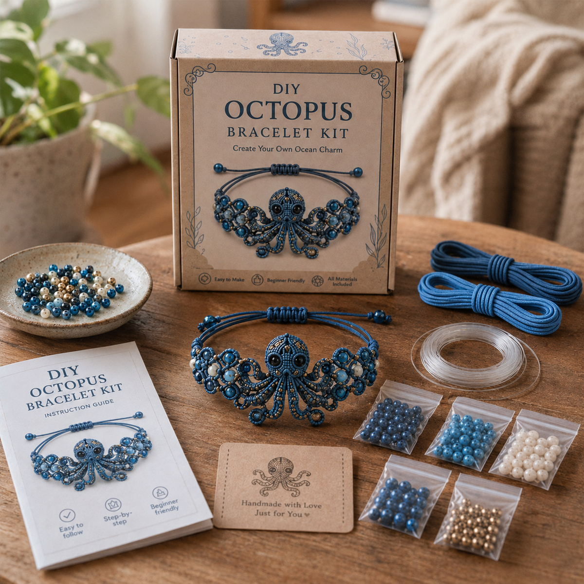 DIY Beaded Animal Bracelet Kit | 15 Cute Styles