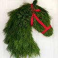 🎄🐴Handmade Farmhouse Horse Head Christmas Wreath
