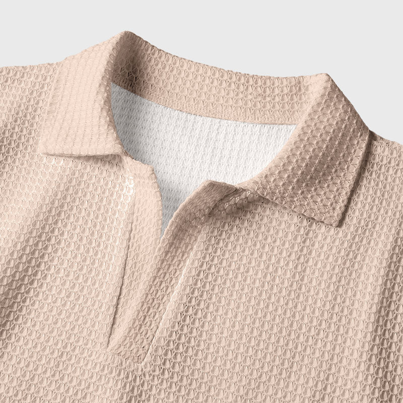 Space Rescue Fox Geek Crochet Polo Shirt