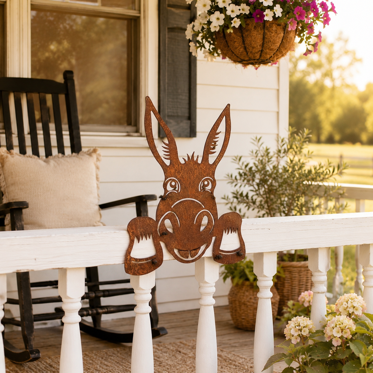 Rustic Donkey Decor