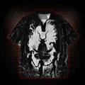 Baphomet Crochet Knit Polo Shirt
