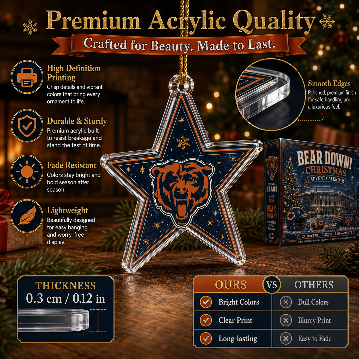 🎄 Bear Down! Football Christmas Advent Calendar