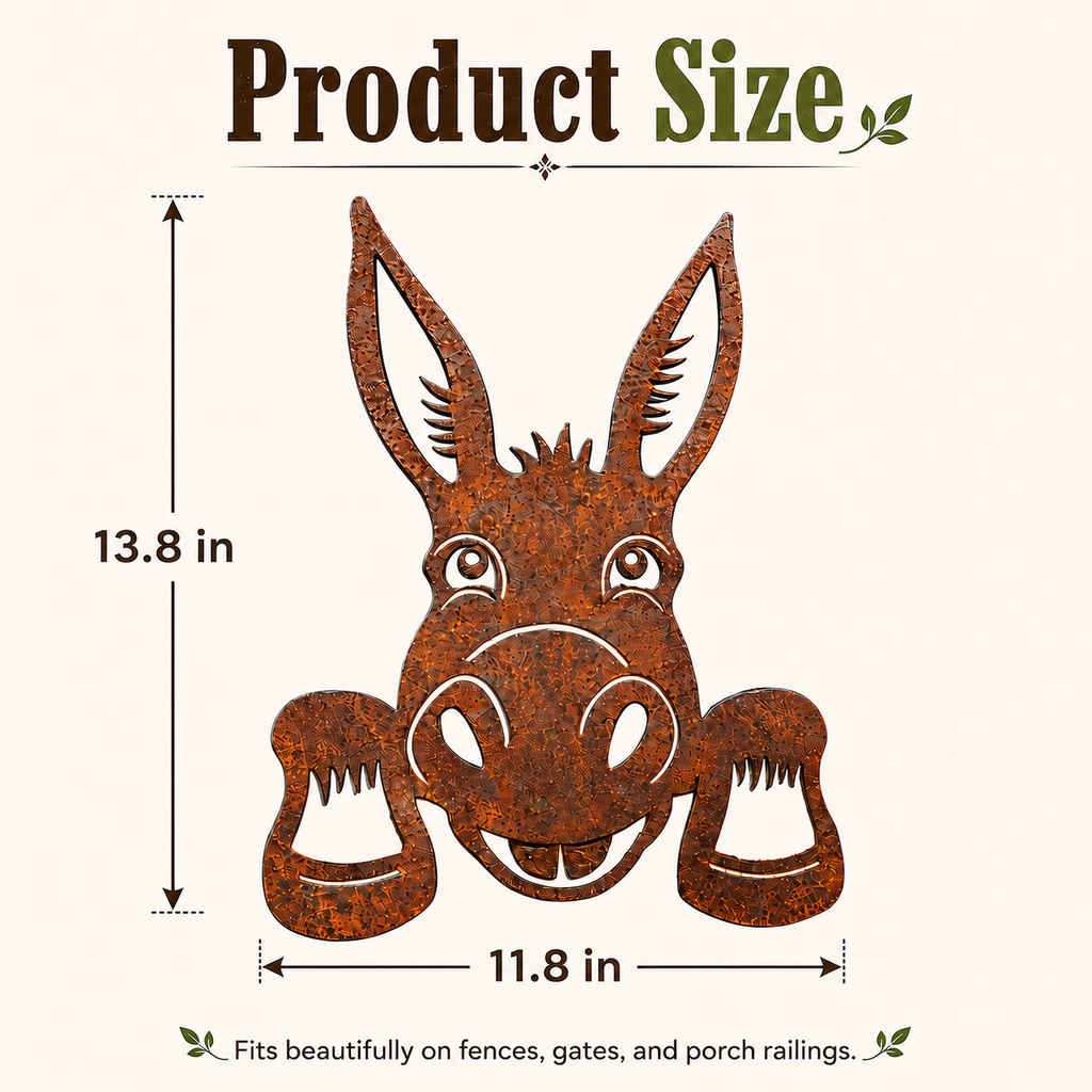 Rustic Donkey Decor