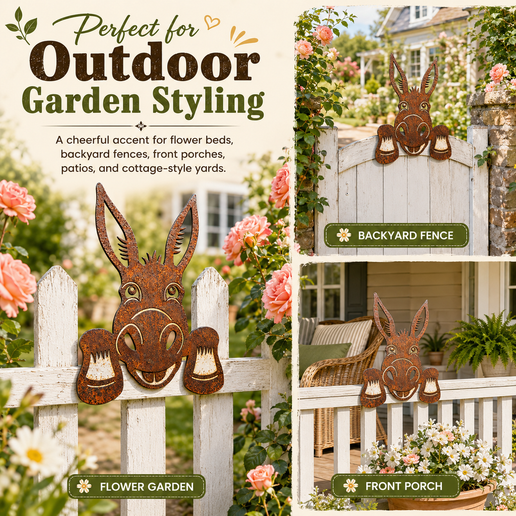 Rustic Donkey Decor