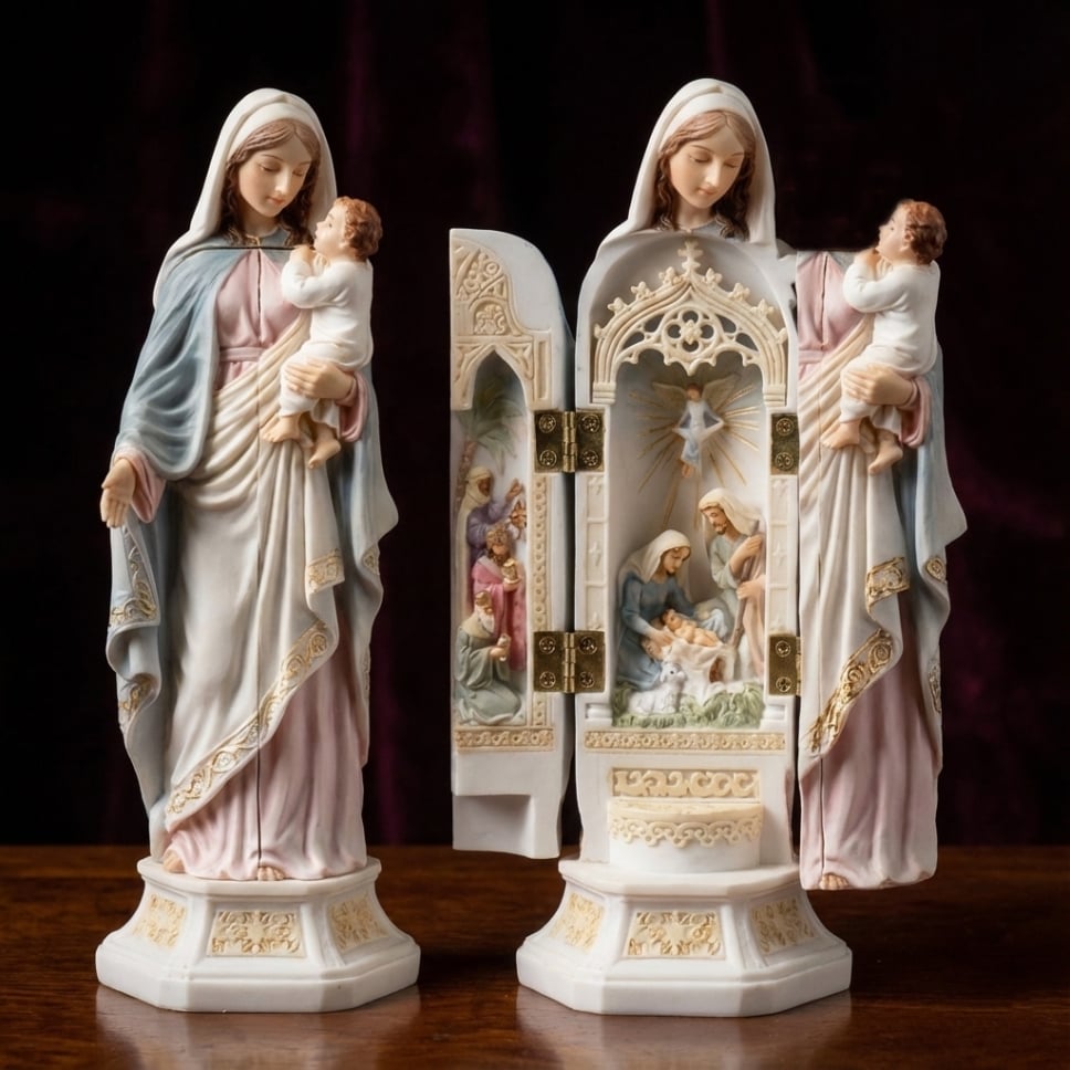 🔥Last Day 50% OFF -✝️Nativity Triptych Statue