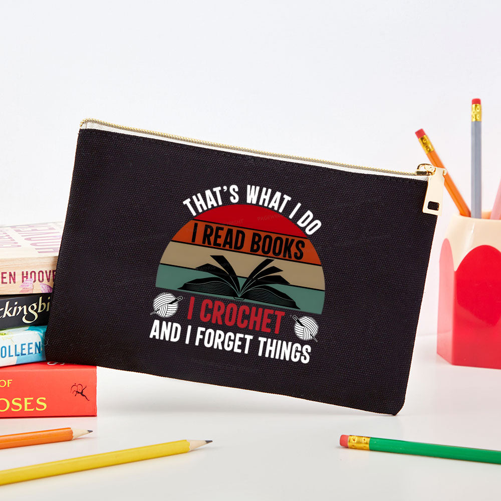 Pagewings Crochet And I Forget Things Pouch