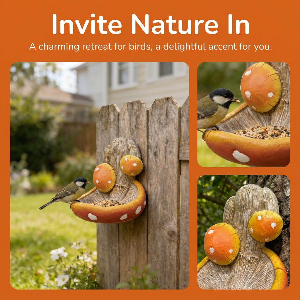 Fun Elf Tree-Faced Bird Feeder