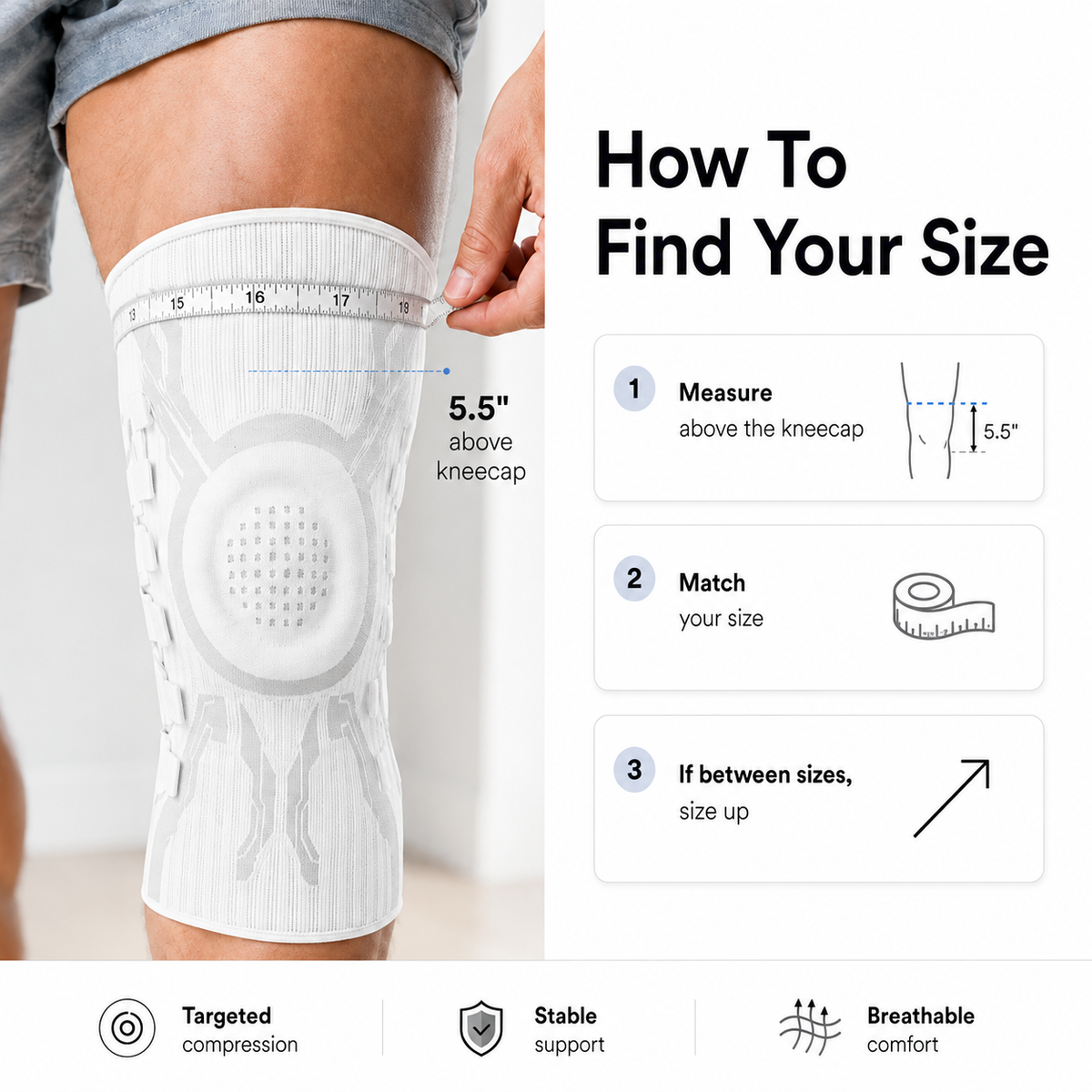 🔥Last Day Discount！Sports Compression Knee Support Brace