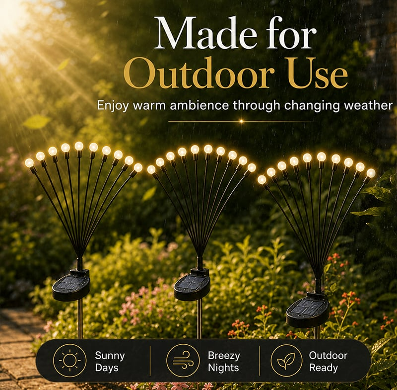 💥BUY 1 GET 1 FREE (2 PCS)🔥 Solar Firefly Garden Stake Lights