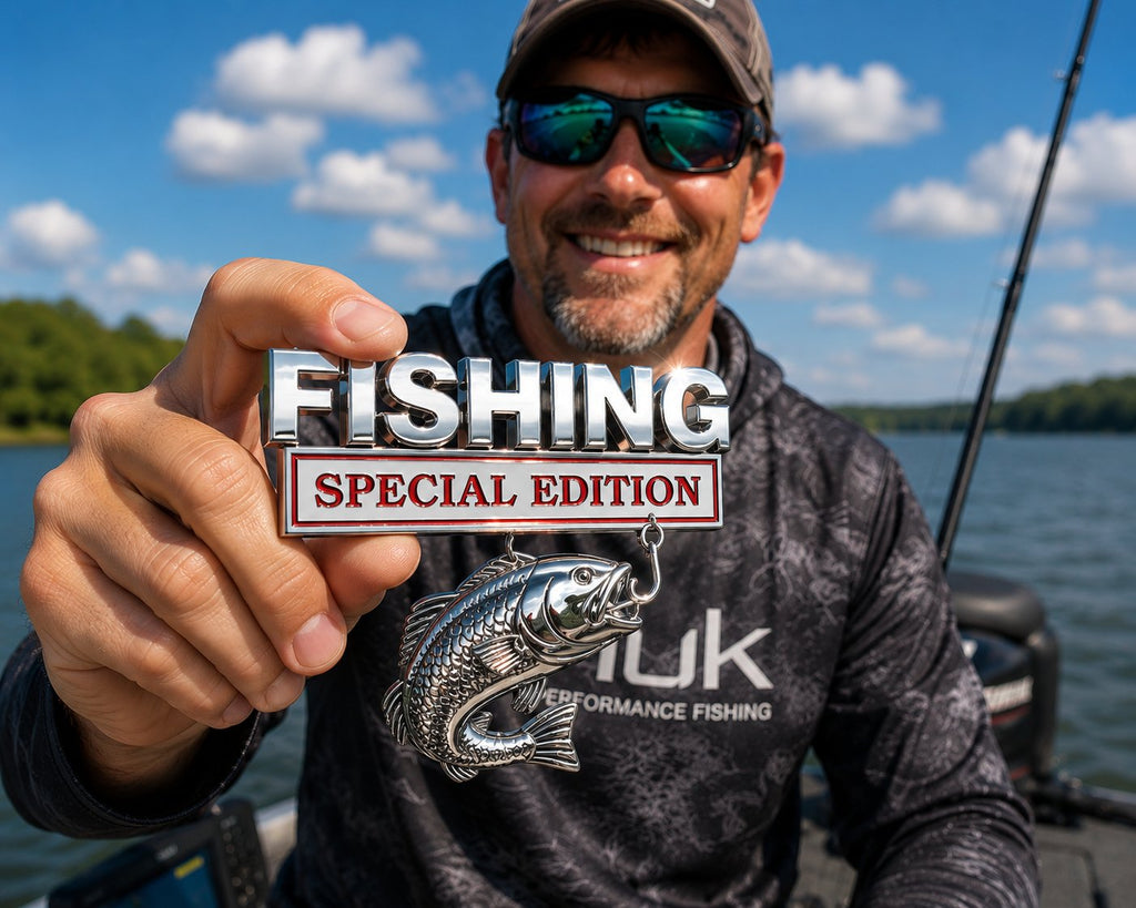 🔥LAST DAY 49% OFF- 🎣 Fishing Special Edition Premium 3D Metal Vehicle Emblem Badge