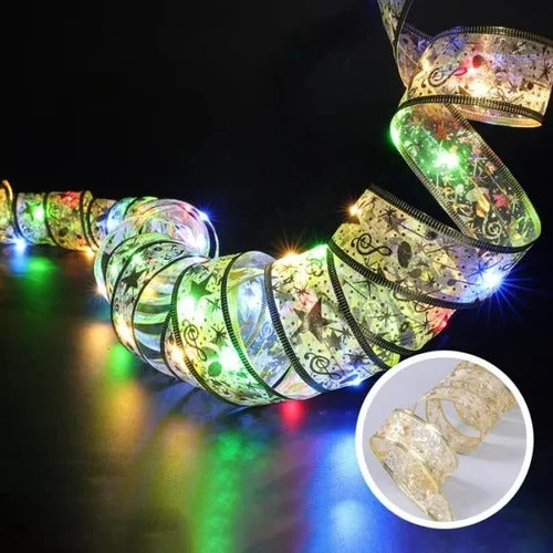 Christmas ribbon fairy lights 🎄early Christmas 45% Off Sale🎄