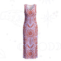 Purplehecate Solar Ritua Crochet Knit Maxi Dress