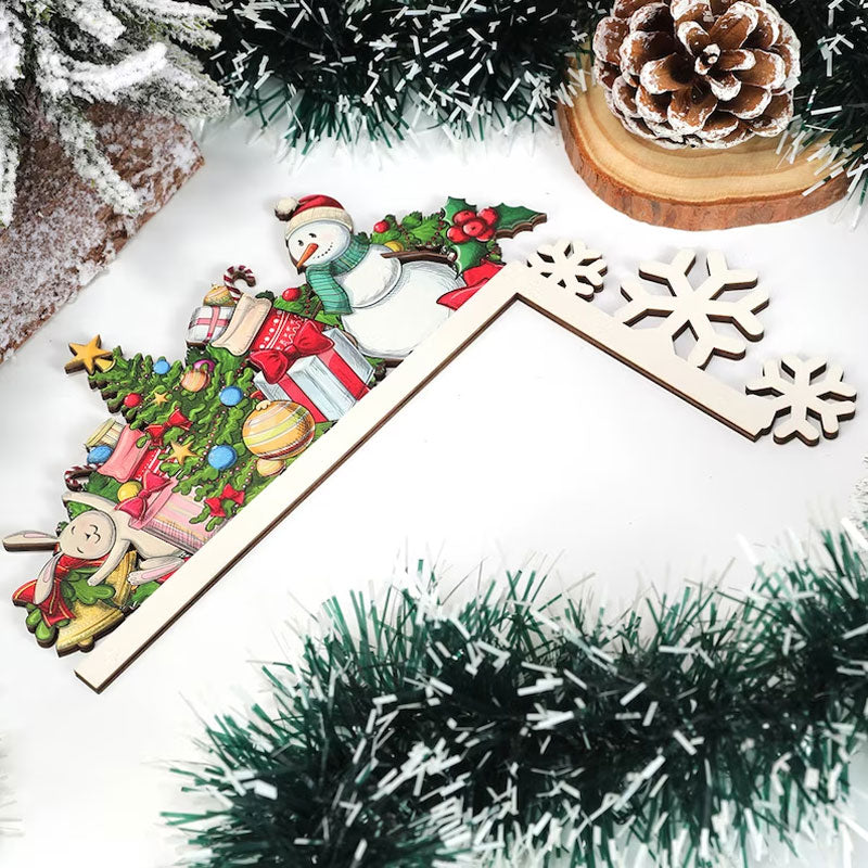 Snowman Door Corner Decor