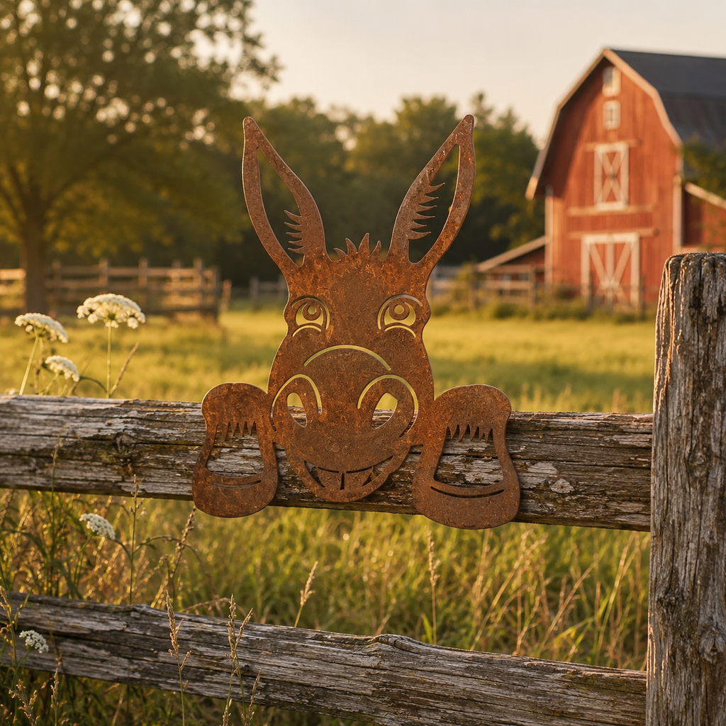 Rustic Donkey Decor