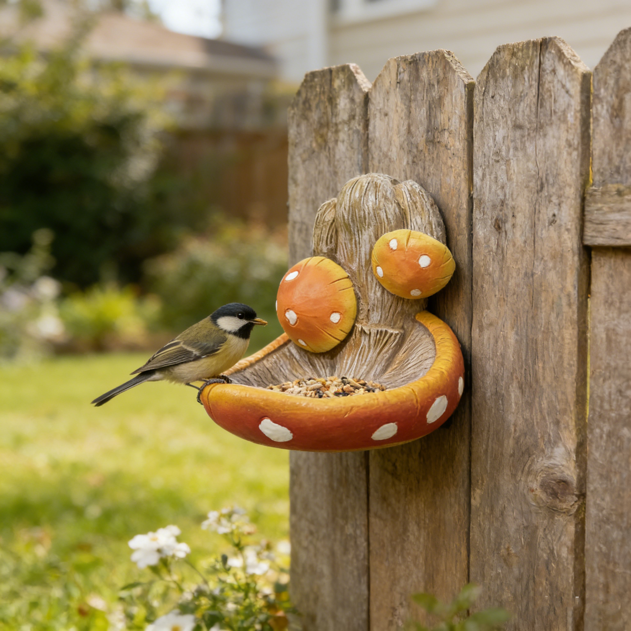 Fun Elf Tree-Faced Bird Feeder