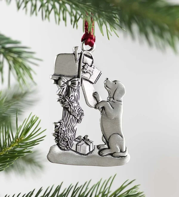 🎅BUY MORE SAVE MORE🎁Solid Pewter Christmas Tree Ornament
