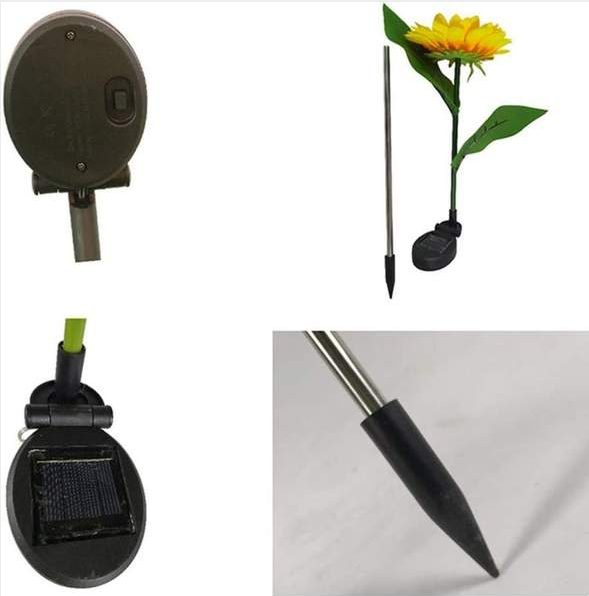 Artificial Sunflower Solar Garden Stake Lights
