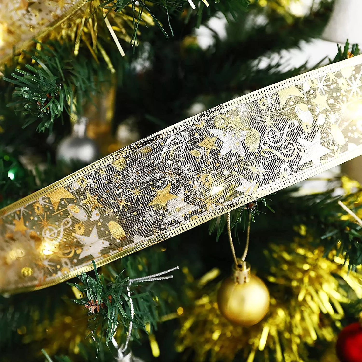 CLEARANCE SALE CHRISTMAS RIBBON FAIRY LIGHTS