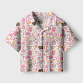 Silly Goose For Summer Teacher Crochet Crop Camp Shirt