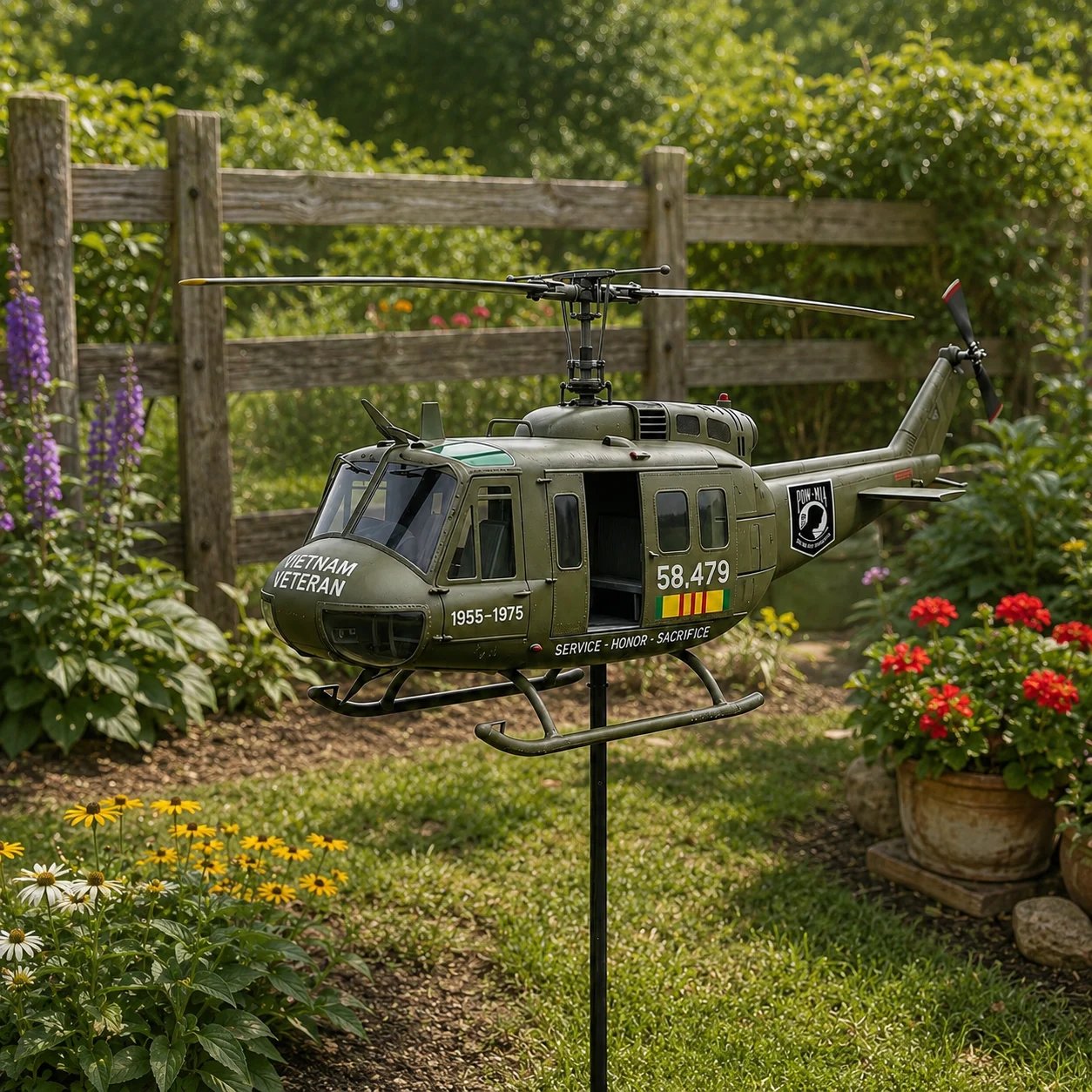 🏆Last Day Promo: 49% OFF 🎖️-Vietnam Veteran UH-1 Helicopter Wind Spinner- ✈️Buy 3 Free Shipping Today!