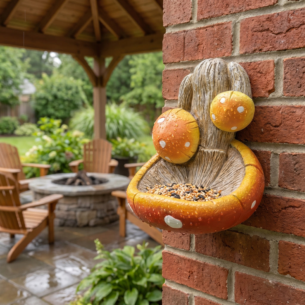 Fun Elf Tree-Faced Bird Feeder