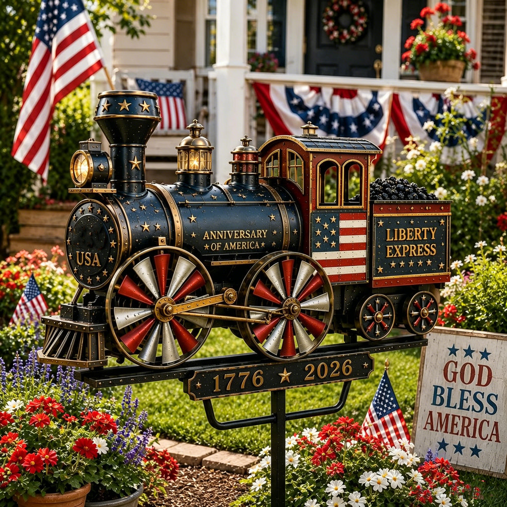 🔥Limited time 55% OFF🔥🚂 “Liberty Express” Train Garden Wind Spinner