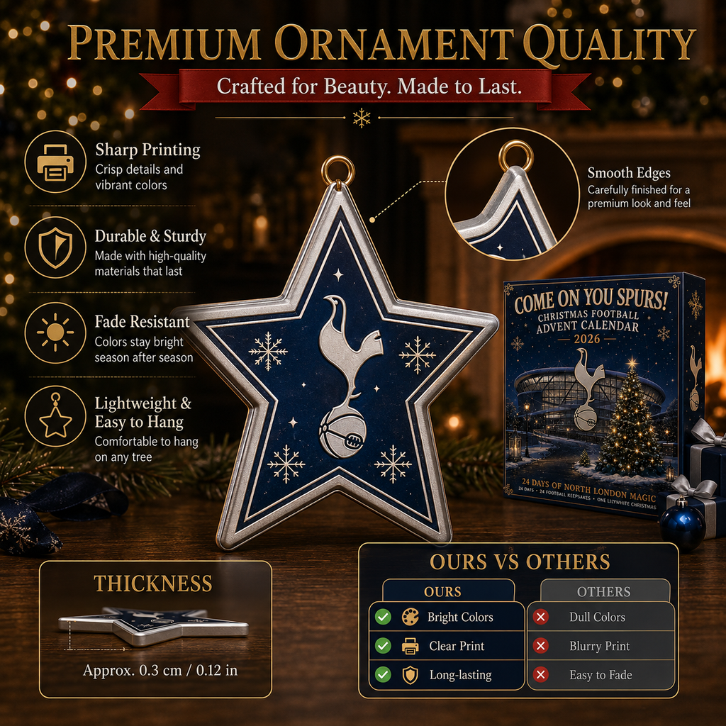 🎄 Come On You Spurs! Football Christmas Advent Calendar