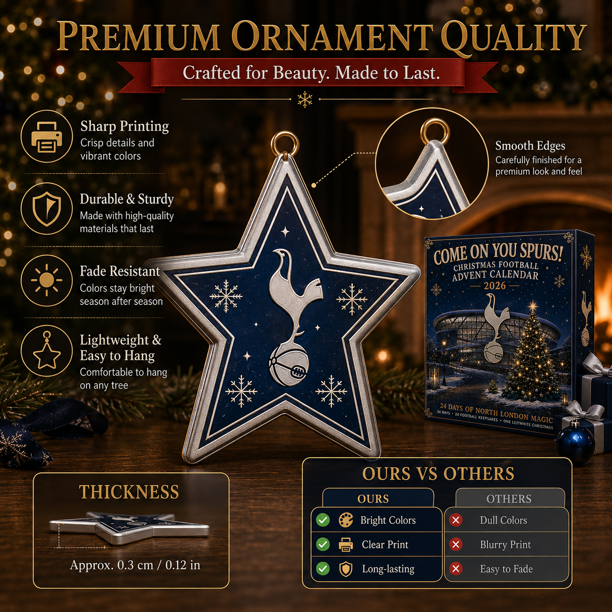 🎄 Come On You Spurs! Football Christmas Advent Calendar