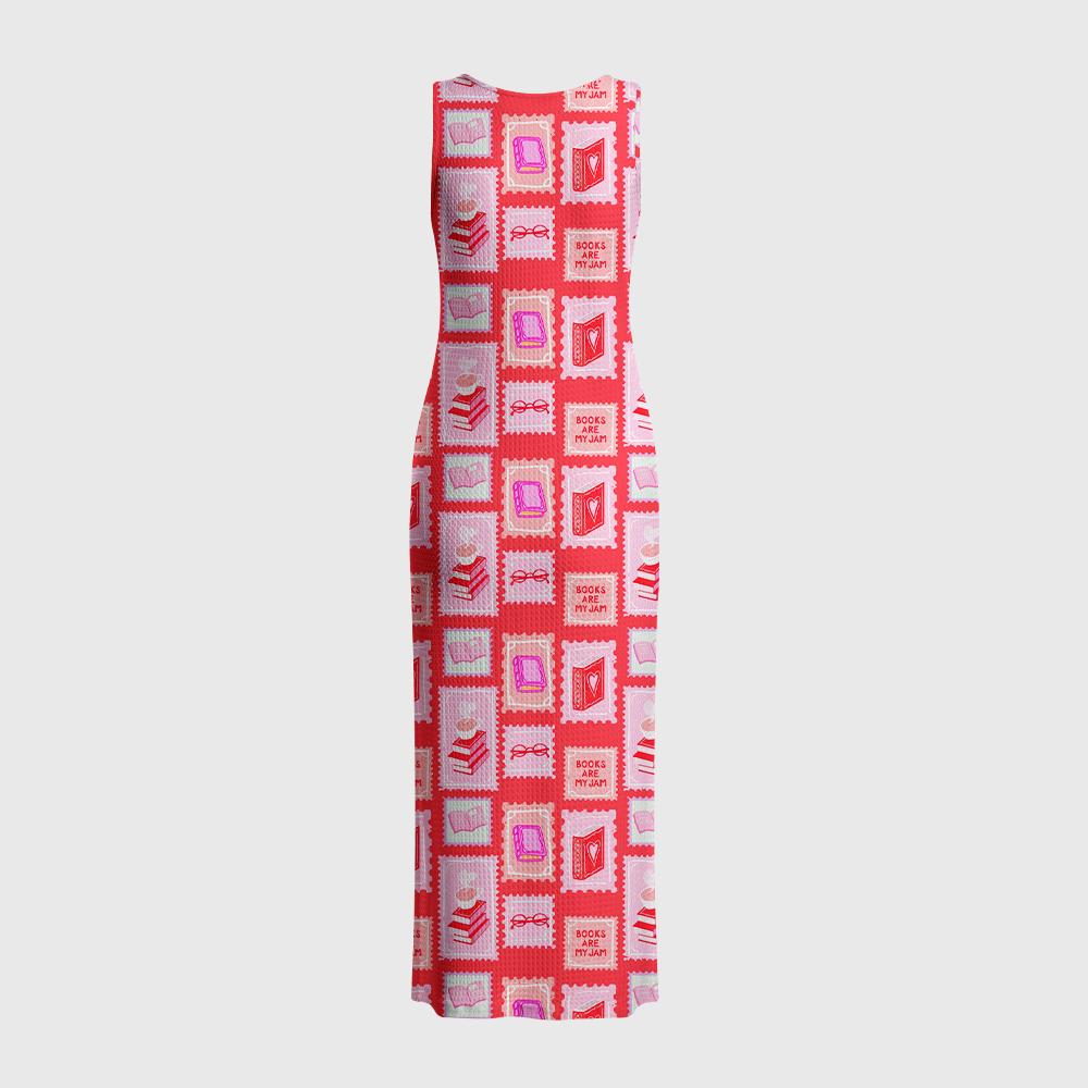 Pagewings Books Are My Jam Crochet Maxi Dress