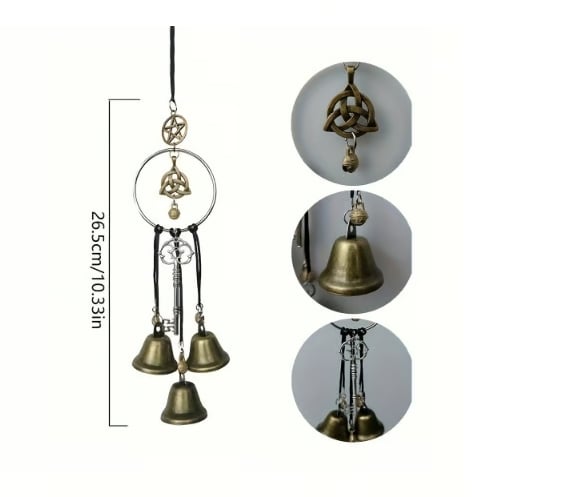 🧙‍♀️🔔100% Handmade Witch Bells Wind Chime for Home Protection (Handmade by Jordan Maynard®)