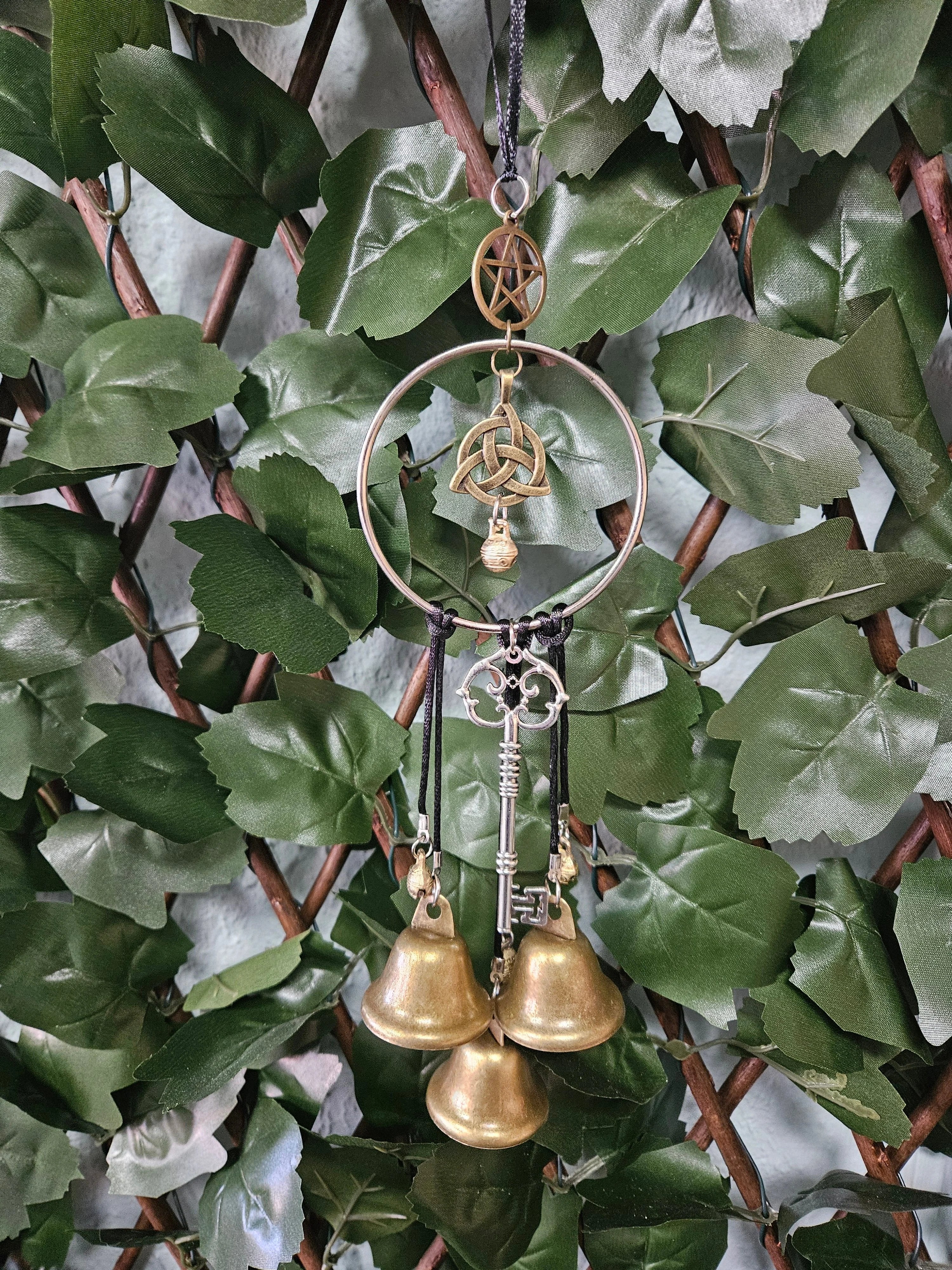 🧙‍♀️🔔100% Handmade Witch Bells Wind Chime for Home Protection (Handmade by Jordan Maynard®)