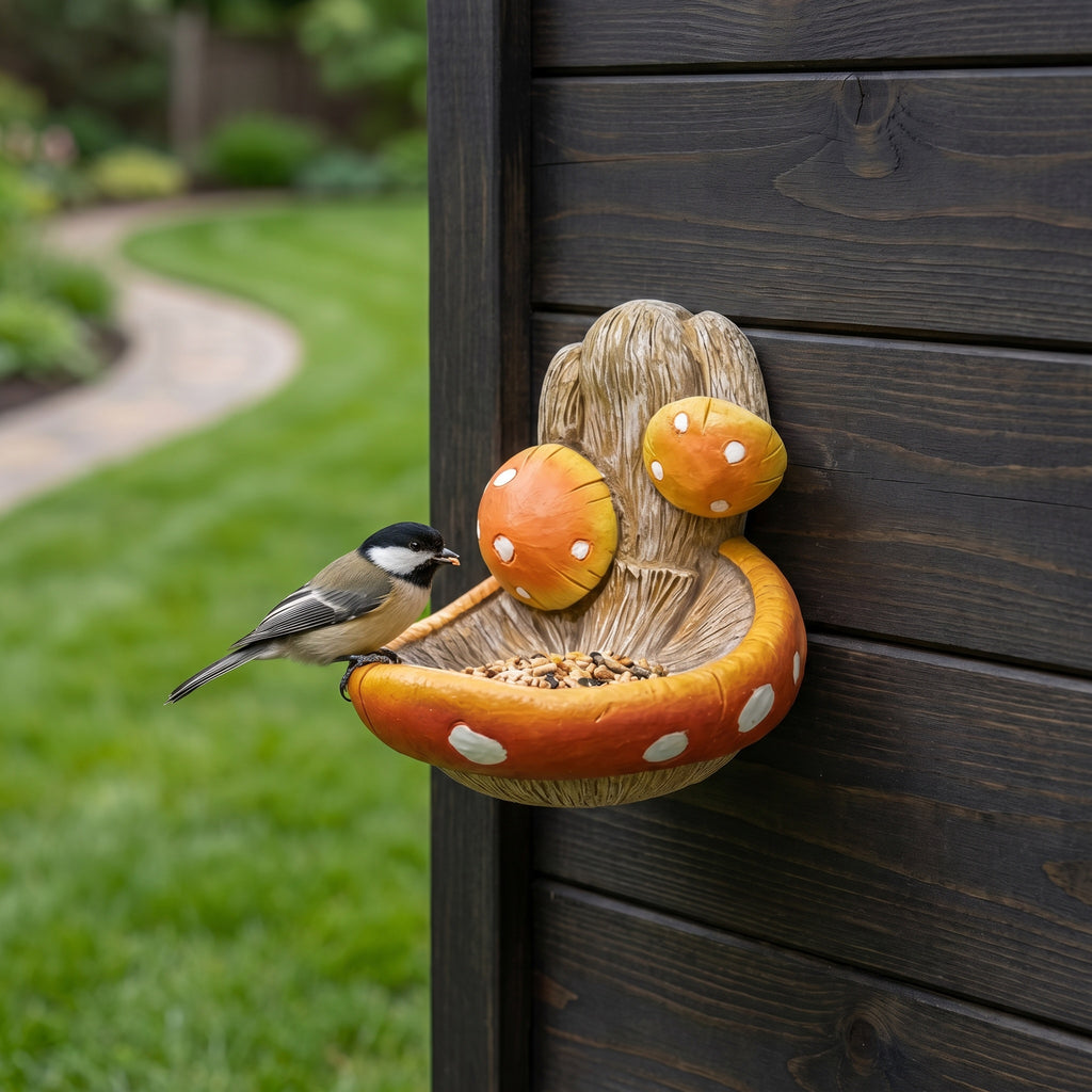 Fun Elf Tree-Faced Bird Feeder