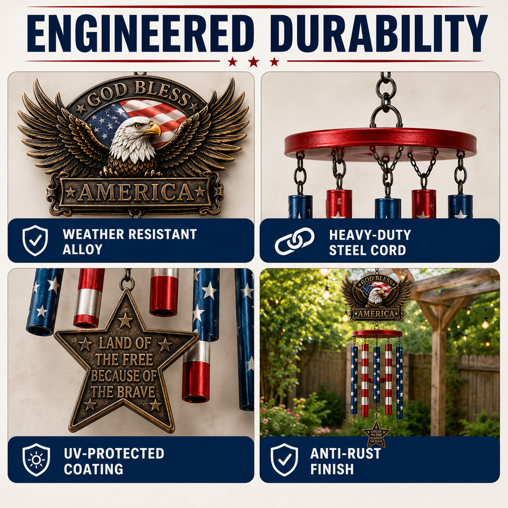 💥Flash Sale - Up To 49% Off ⏰ - Independence Day™ Commemorative Wind Chime