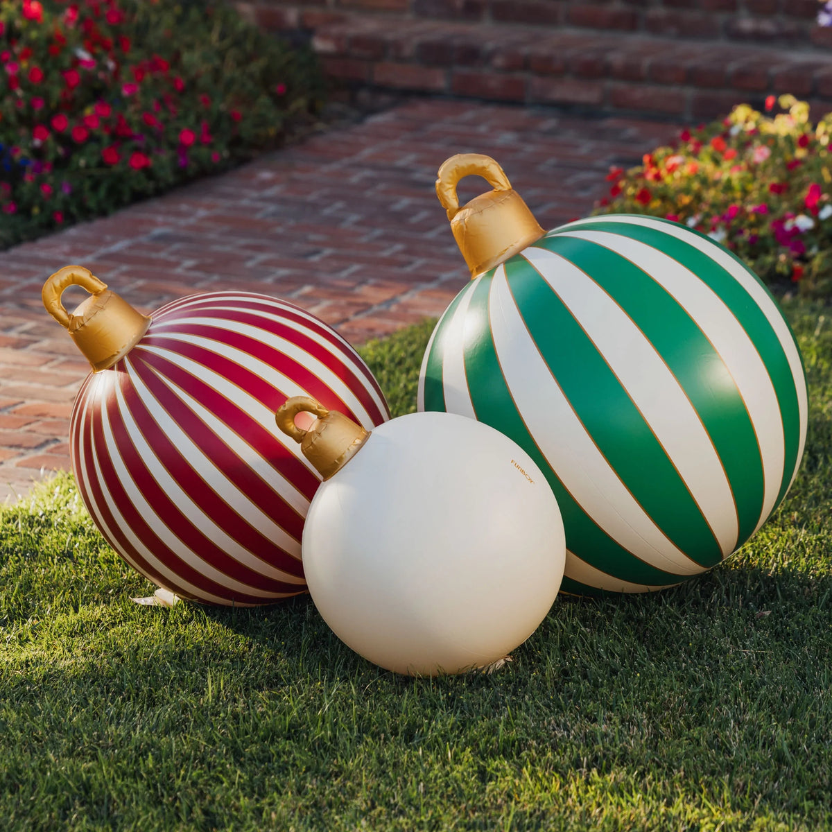 Inflatable Giant Christmas Ornament Ball Set (3 Pack)