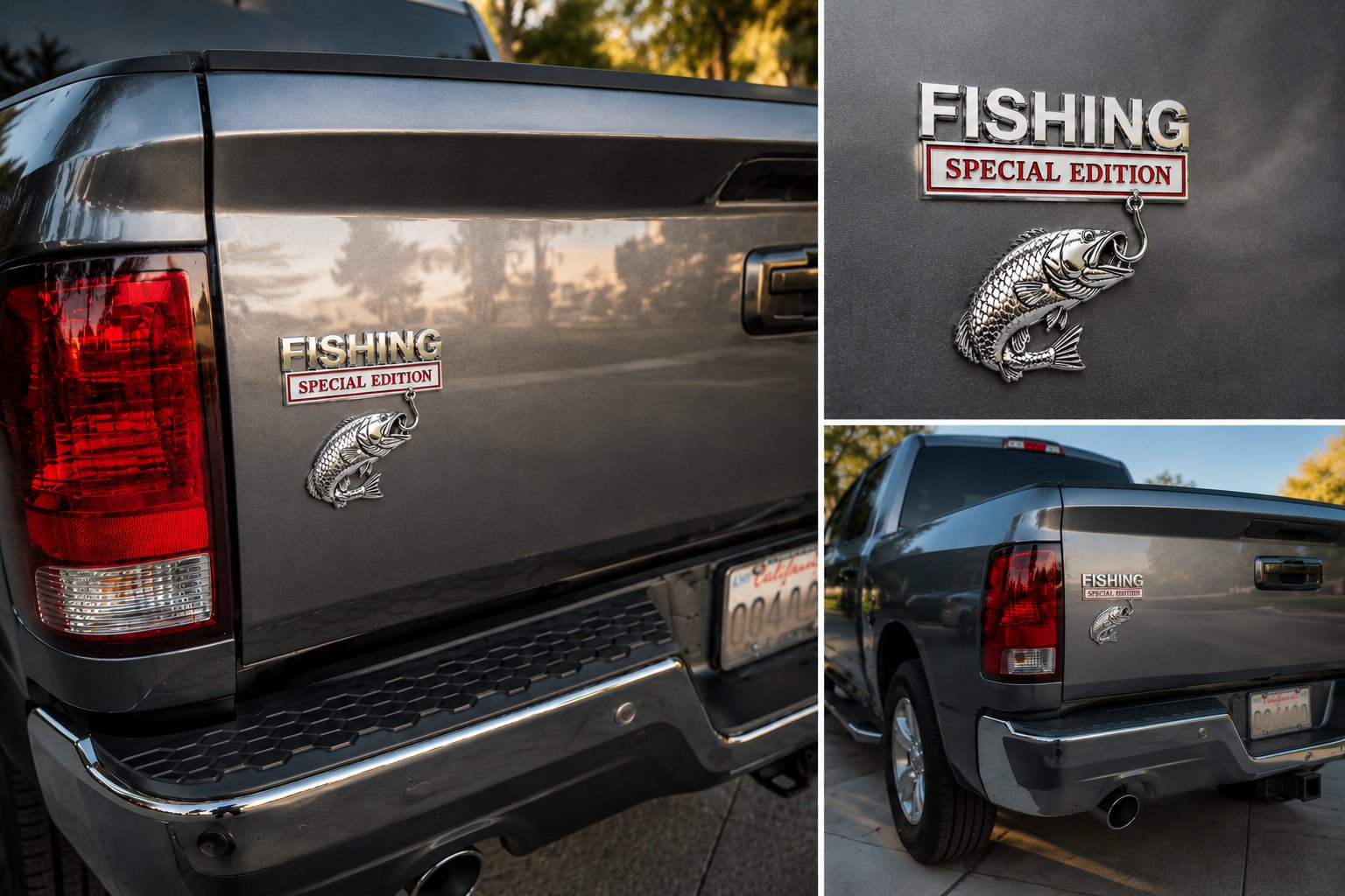 🔥LAST DAY 49% OFF- 🎣 Fishing Special Edition Premium 3D Metal Vehicle Emblem Badge