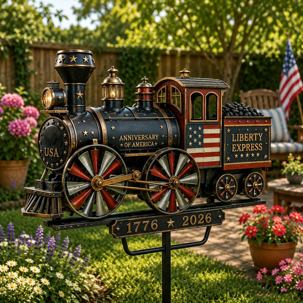🔥Limited time 55% OFF🔥🚂 “Liberty Express” Train Garden Wind Spinner