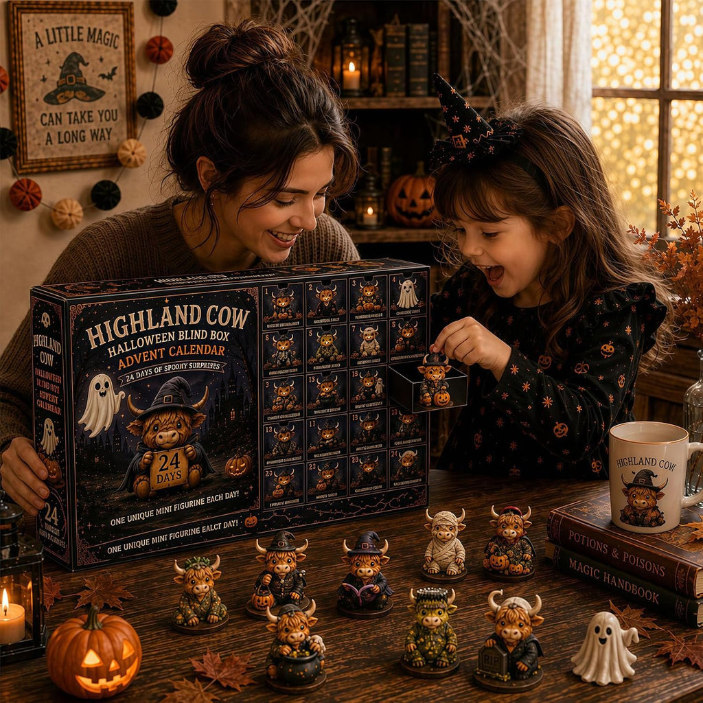 Highland Cow Halloween Countdown Calendar 2026🐮🎃✨