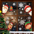 Christmas Window Static Clings Sticker Set