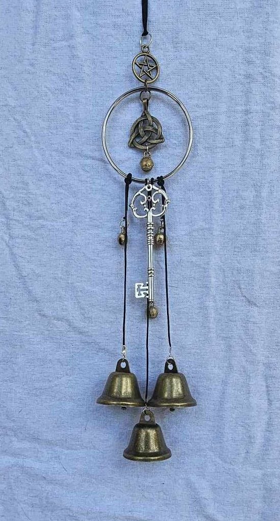 🧙‍♀️🔔100% Handmade Witch Bells Wind Chime for Home Protection (Handmade by Jordan Maynard®)