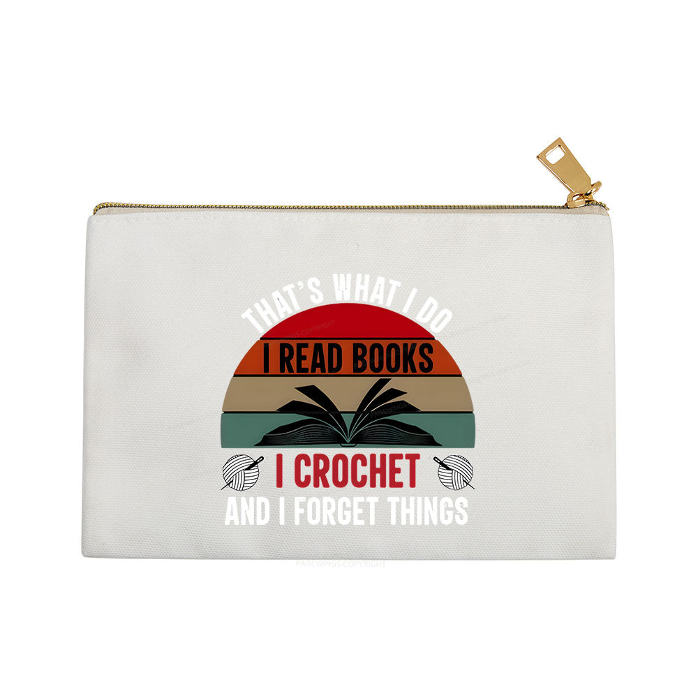 Pagewings Crochet And I Forget Things Pouch