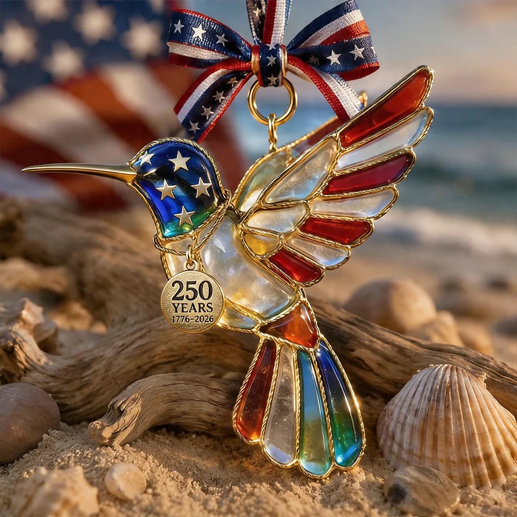 🔥Hot Sale 49% OFF- America 250th Anniversary Patriotic Stained Ornament