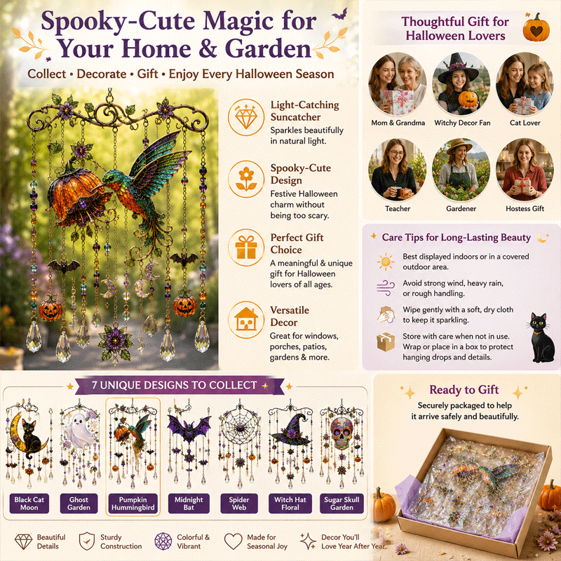 🔥50% Off Last Day🔥🎃 Halloween Suncatcher Wind Chime