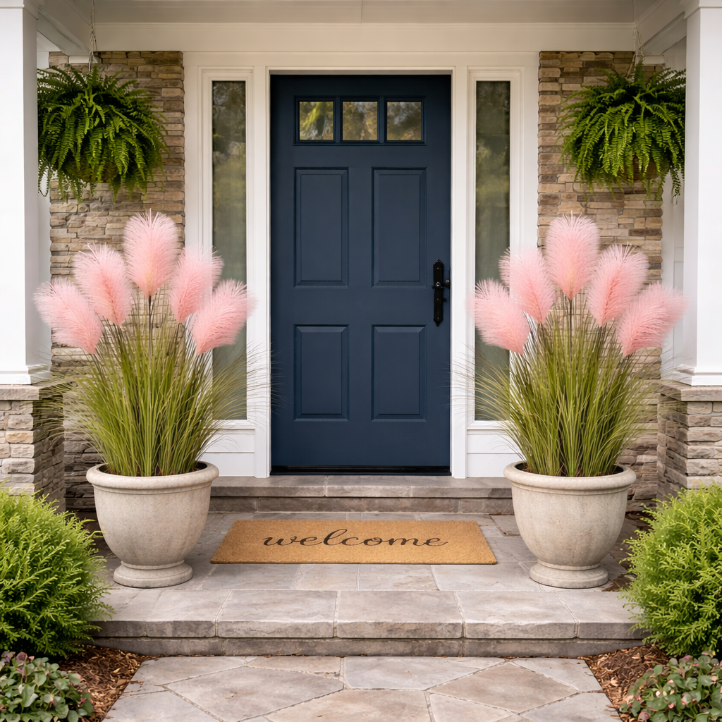 31.5 inches Tall Purple Pampas Grass Arrangement