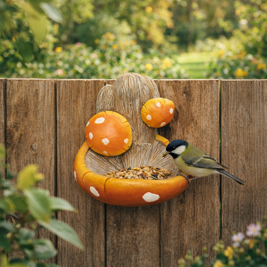 Fun Elf Tree-Faced Bird Feeder